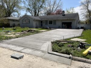 Concrete driveway powell ohio